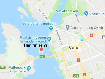 En karta över Vasa